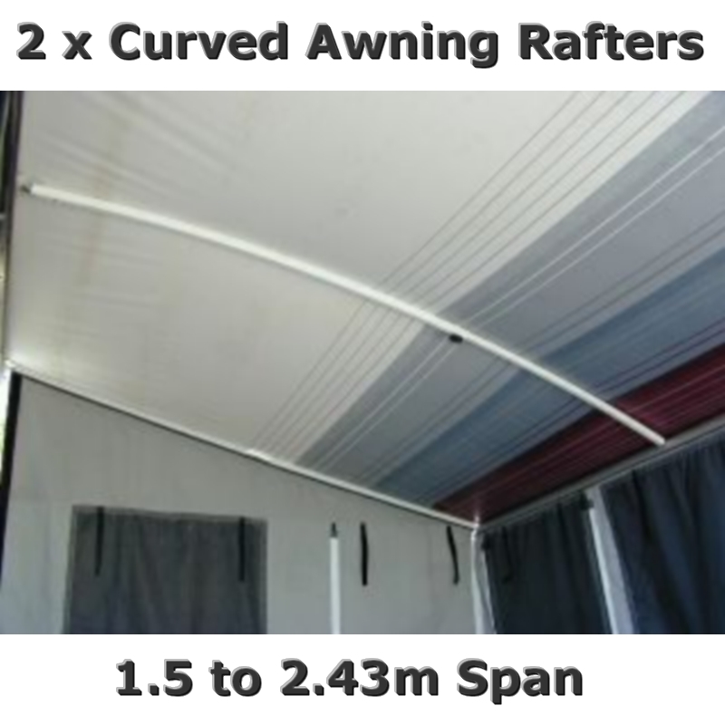 Supex Acute (Larger) Curved Caravan Awning Roof Rafter suit Carefree