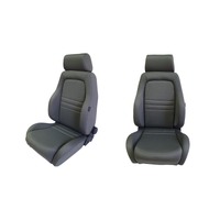 Autotecnica 4X4 Adventurer Grey Cloth Seat S1 Pair for Nissan Patrol Ute Wagon