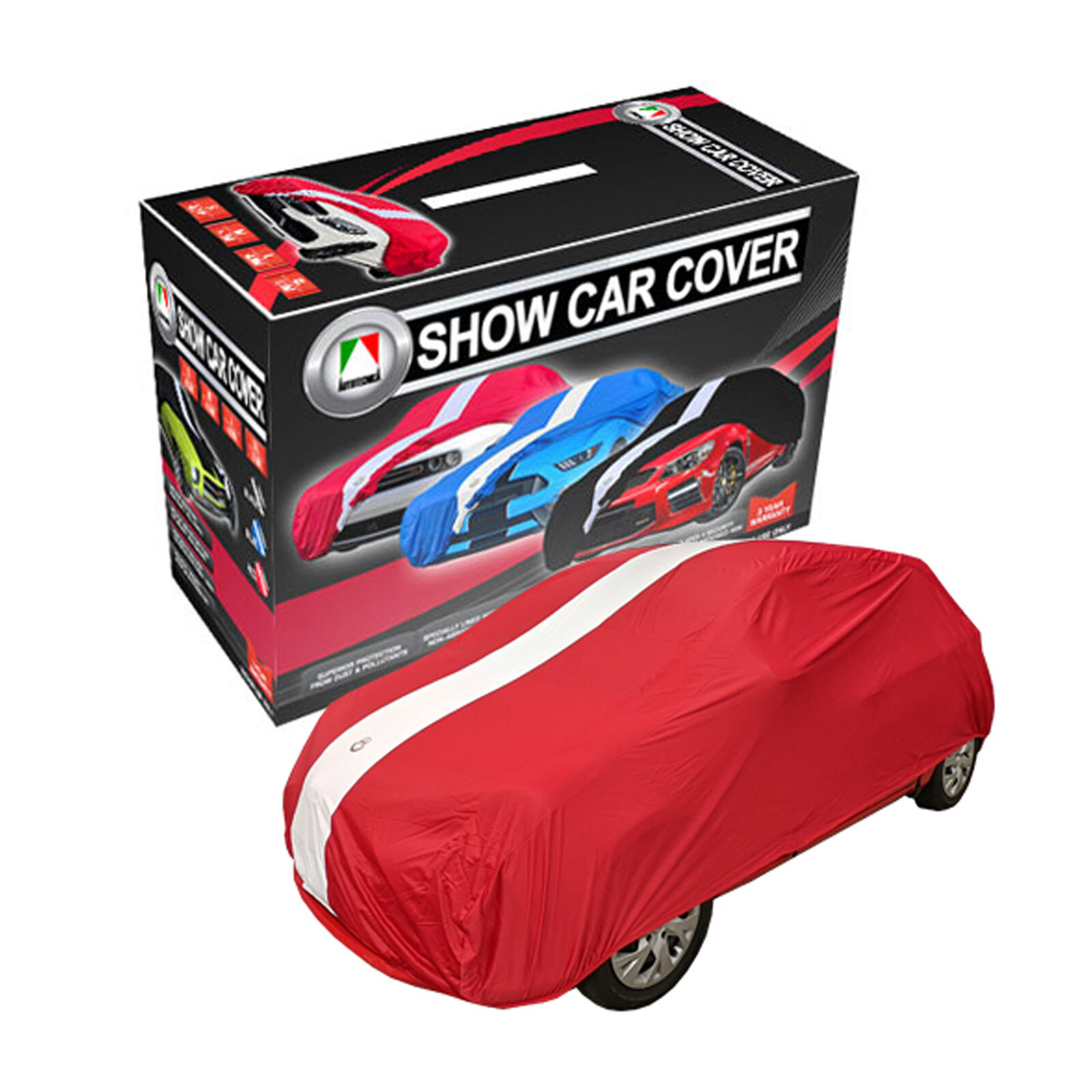 Medium Red Show Car Cover 4.5m Indoor Suits Audi TT MK1 MK2 Soft