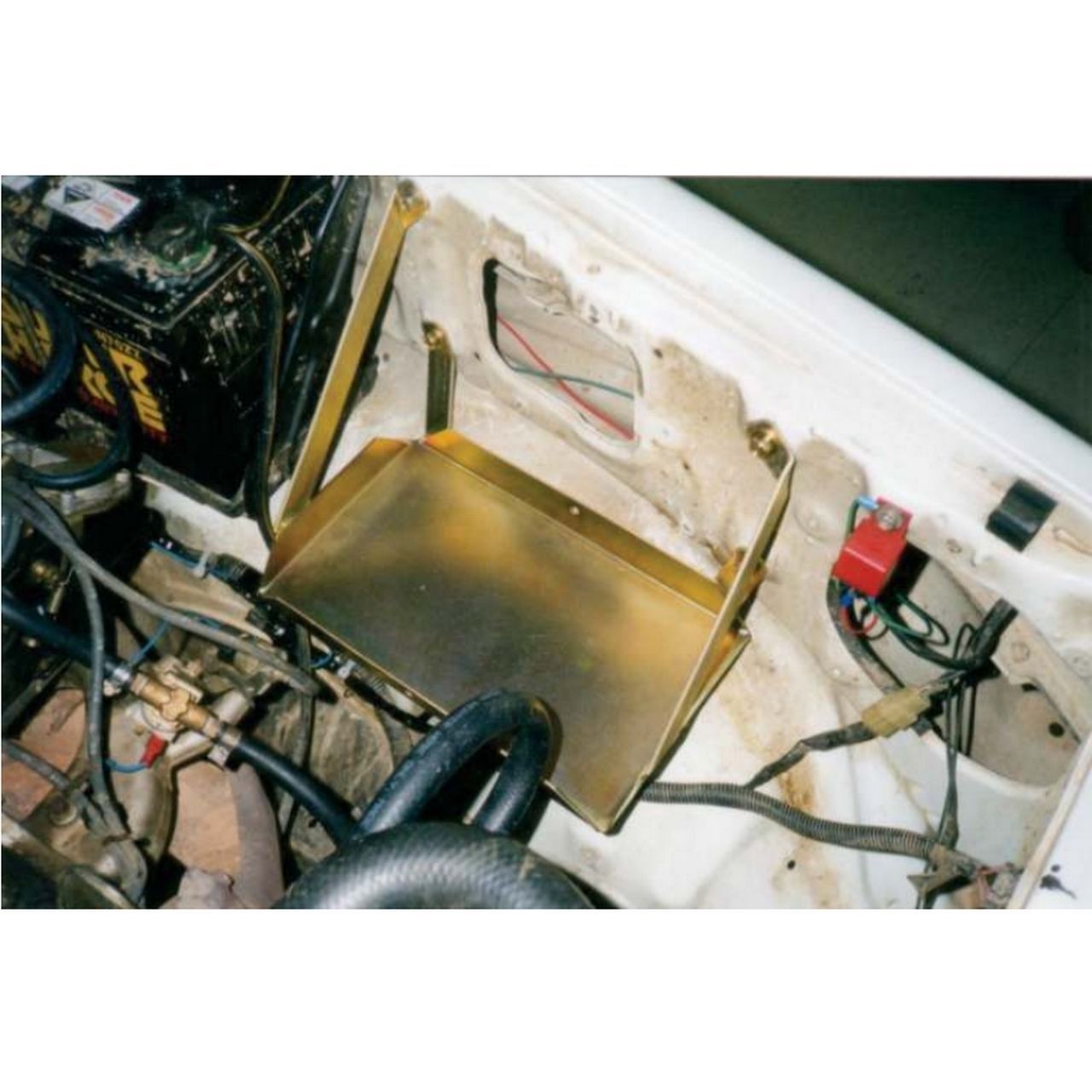 Piranha Dual Battery Tray Landcruiser 75 Series 85 07 HJ75 3.4L