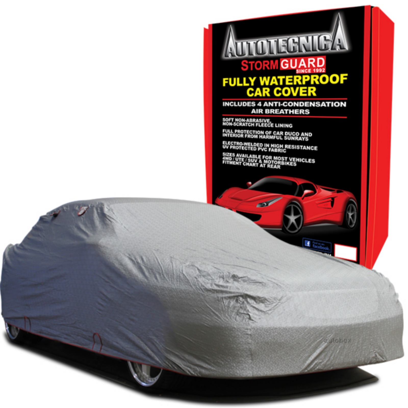 AUTOTECNICA WATERPROOF CAR COVER Suits Toyota Supra GR OUTDOOOR STORMGUARD  - Autotecnica