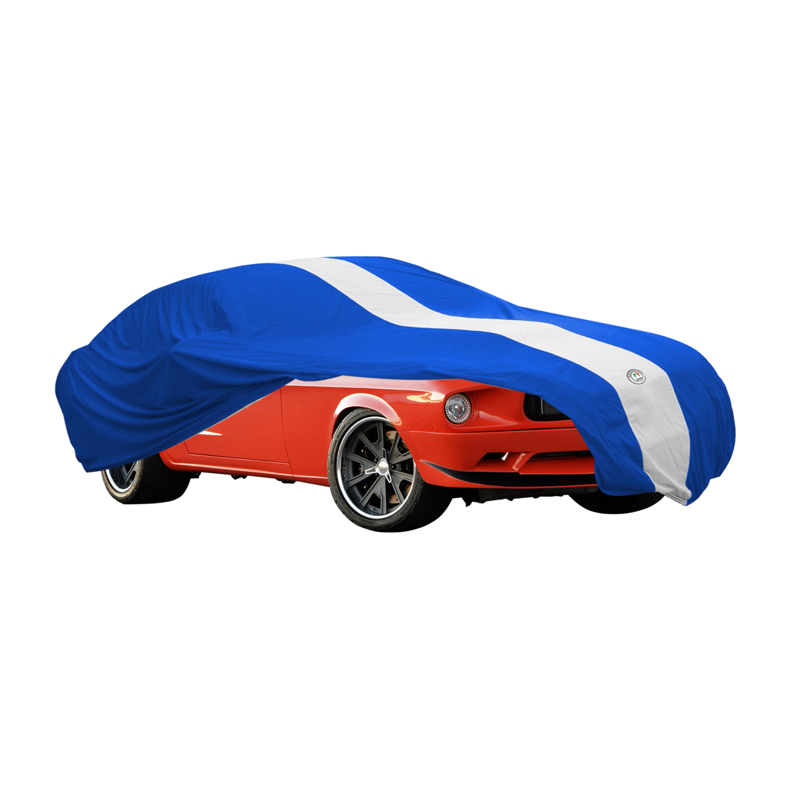 Blue Large 4.9m Show Car Cover Indoor Dust Classic Ford Mustang