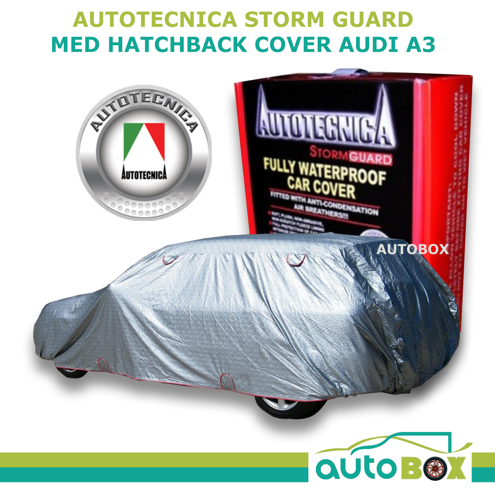 Autotecnica Waterproof Non Scratch Stormguard Car Cover fits Audi