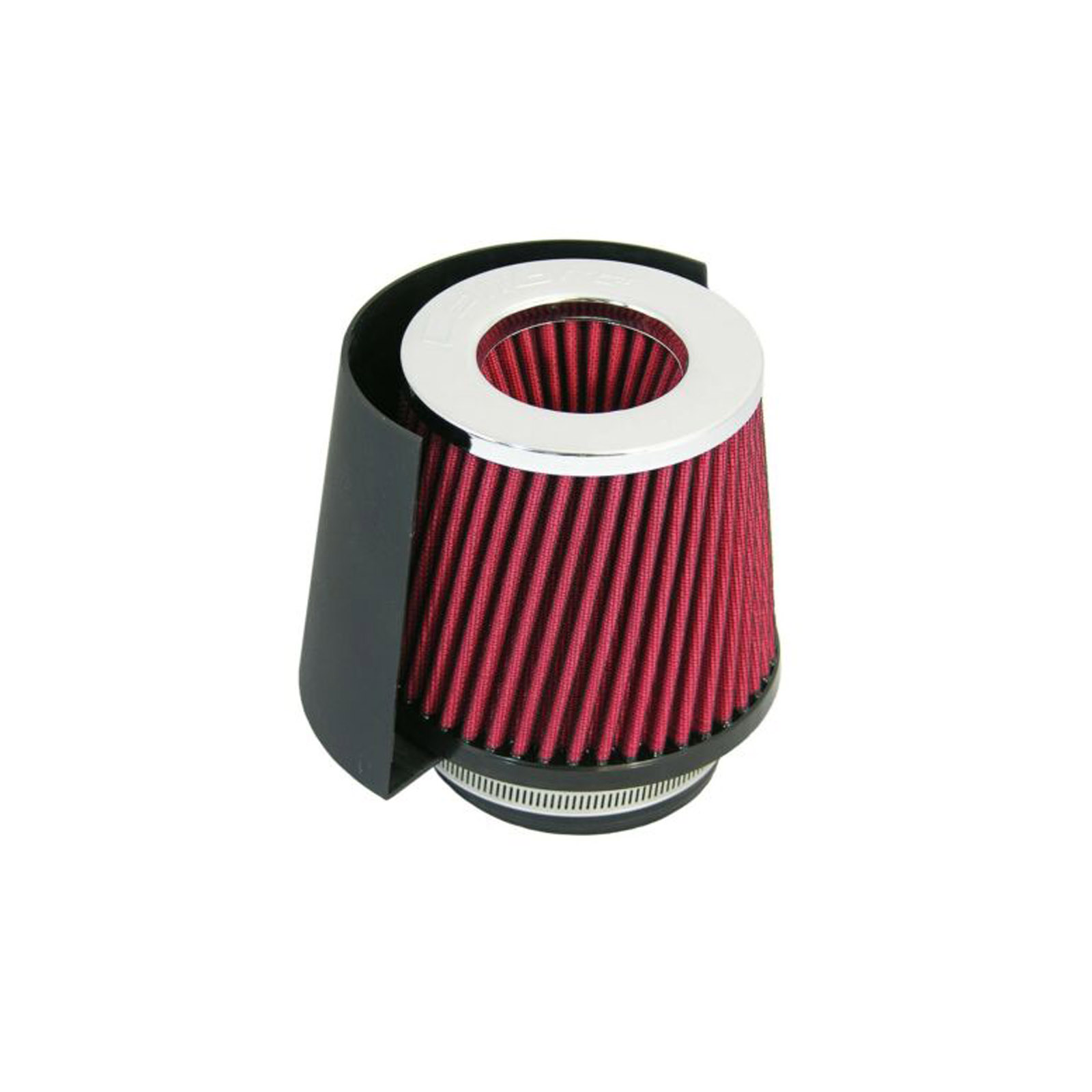 SAAS Heat Shield for Pod Air Filter 76mm Neck with Metal Support Bracket