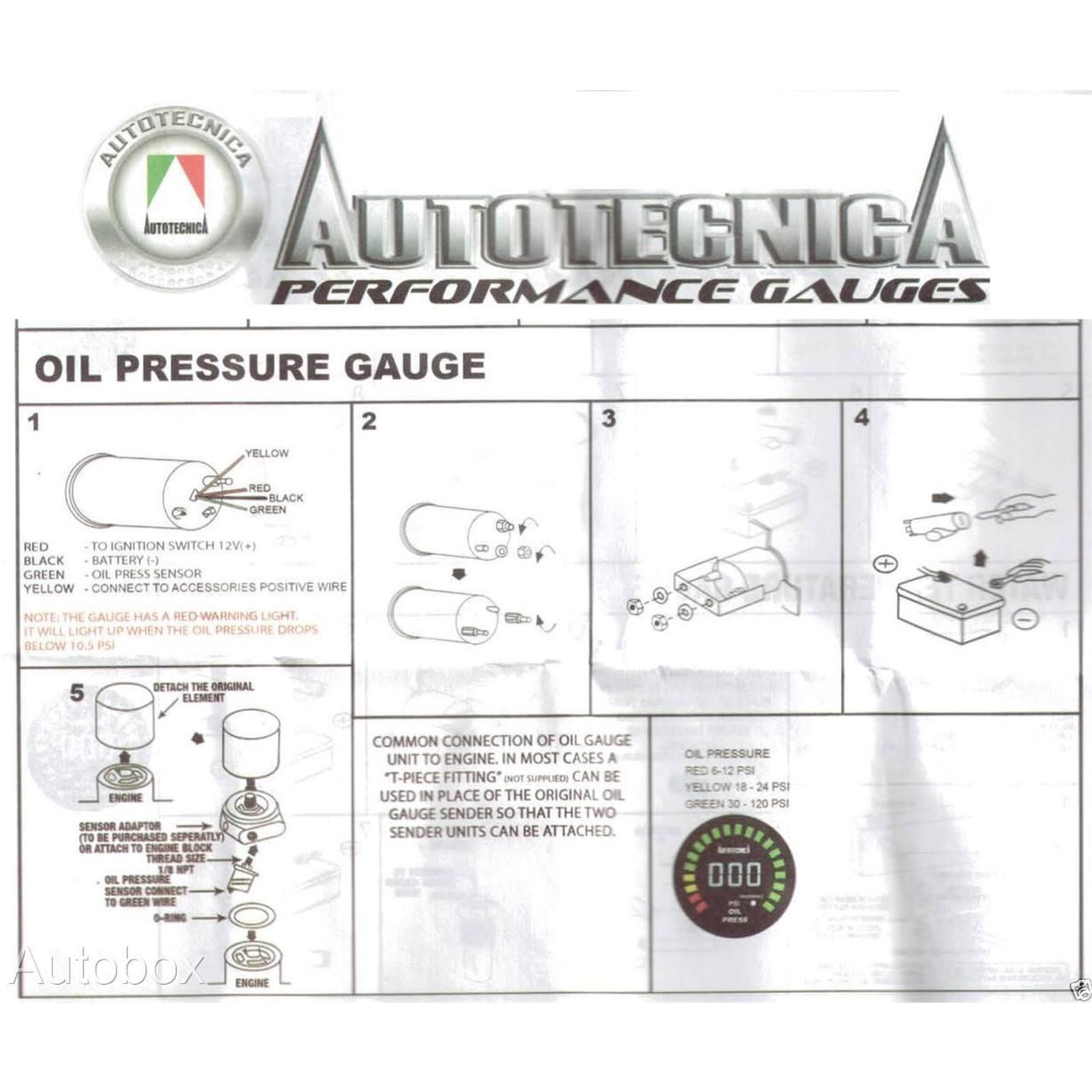 Oil Gauge Wiring Diagram - Fuse & Wiring Diagram