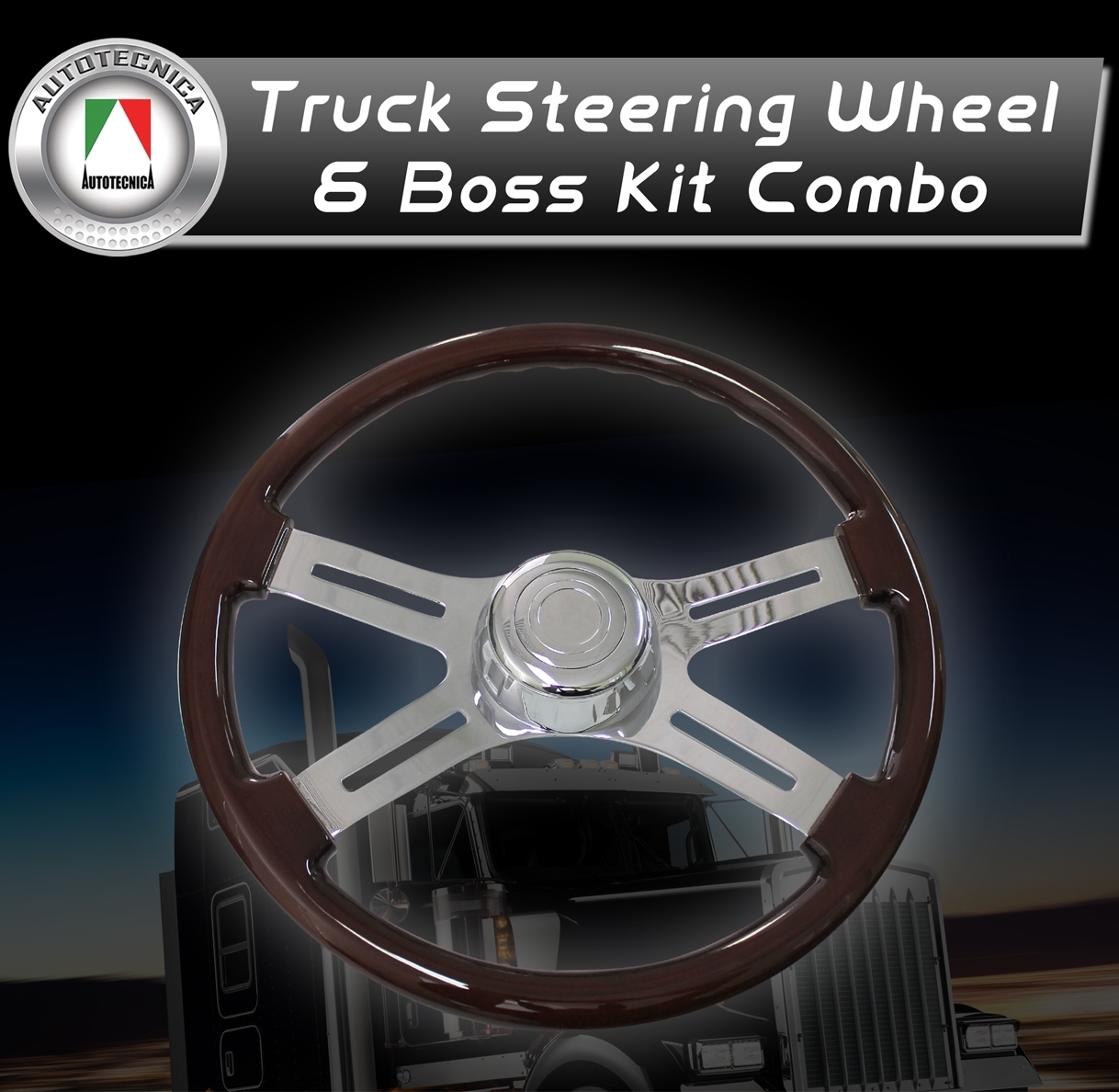 Truck Steering Wheel for International with Telescopic Column 450mm 18" 4 Spoke eBay