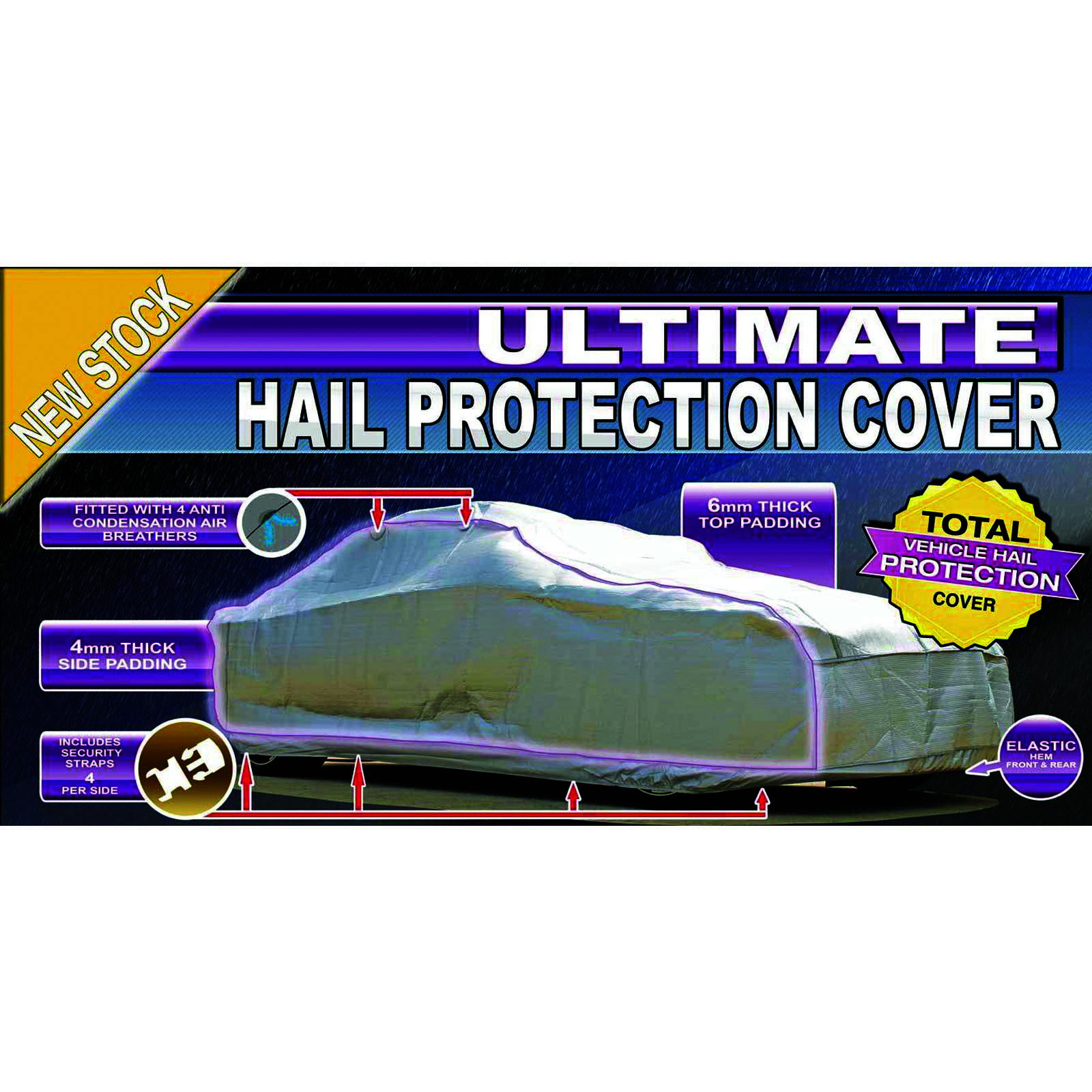 Autotecnica Ultimate Hail Stone Car Cover fit Audi A3 A4 A5 Sedan