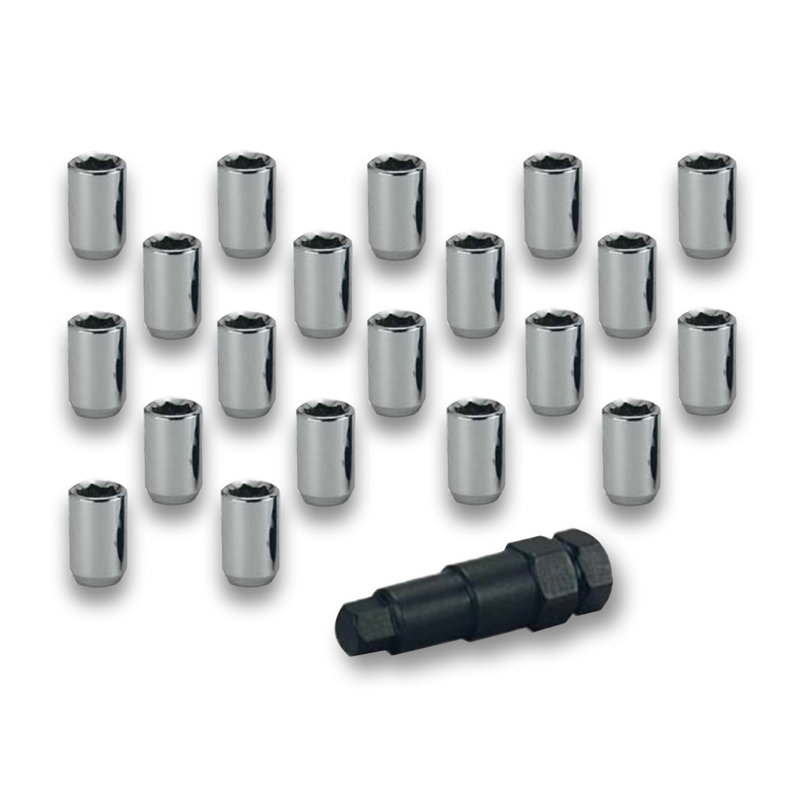 Chrome Tyre Lug Nuts Hex Key Set Of 12mm X 1 5 Lock Holden Colorado Rodeo Autobox