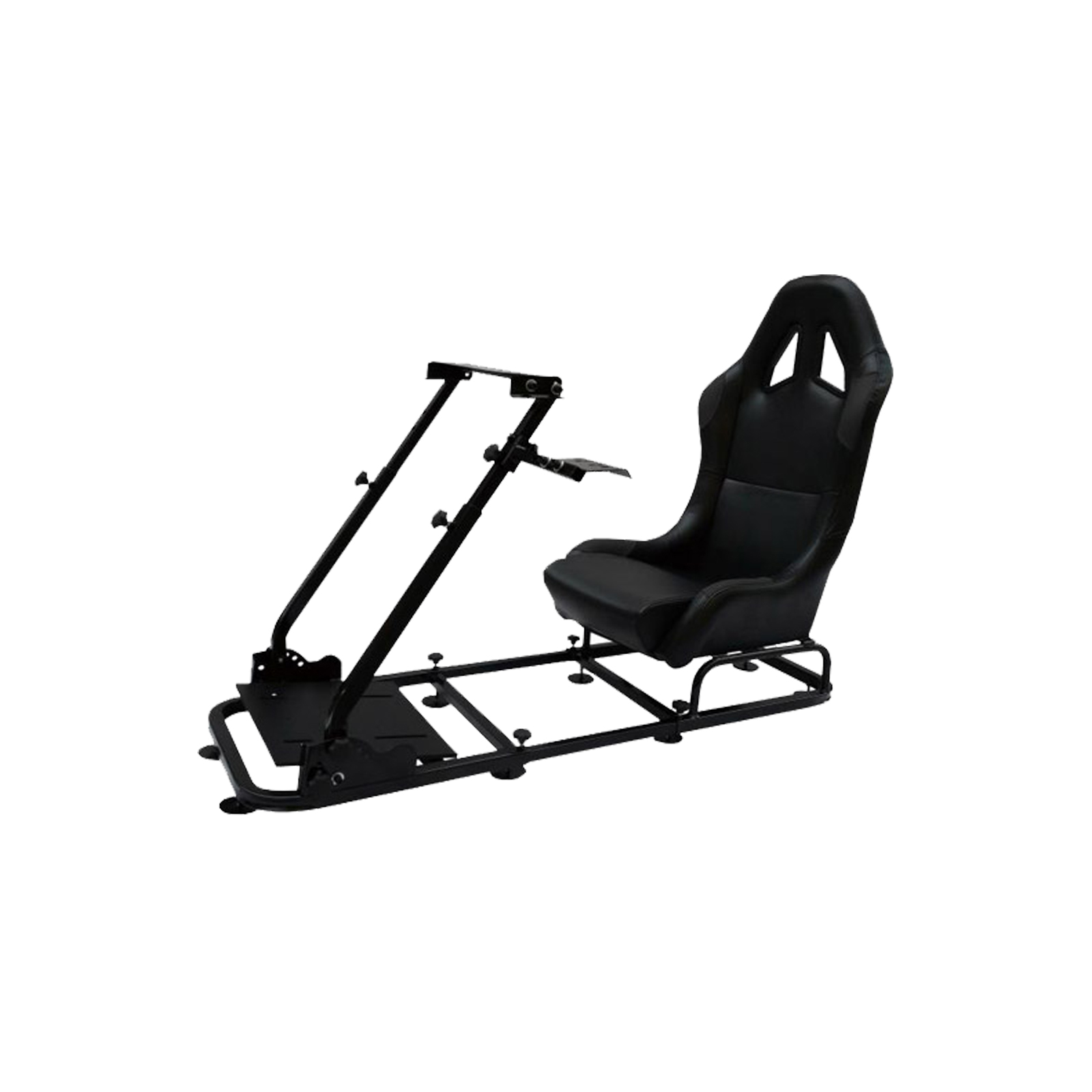 Autotecnica Monza Racing Simulator Gaming Frame Black or Black and Red Seat