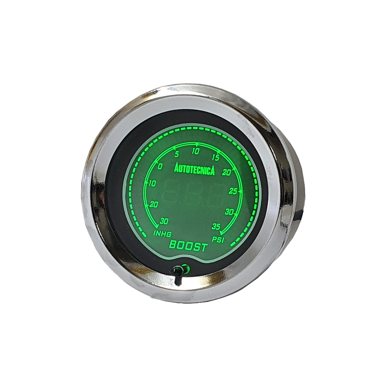 Autotecnica Electronic Water Temperature Temp LCD Digital Gauge 52mm 7 Colour