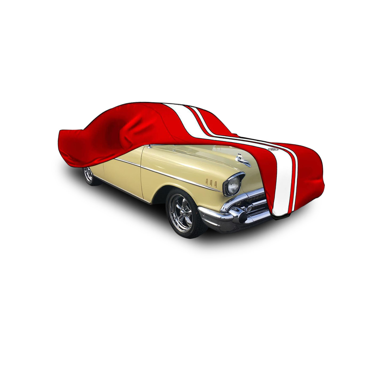 SAAS RED SHOW CAR COVER INDOOR DUST CLASSIC 5.7m Long FORD CHEVROLET 55 56 57 eBay