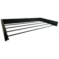 Wall Mounted Clothes Airer Black