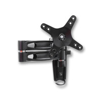 Black LCD TV Mount 2 Arm 15Kg rated supplied with 2 Bases for Caravan Motorhome