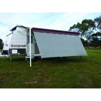 Camec Privacy Screen 4.3m for 15' Rollout Awning Shadecloth Dual Rope or 4.5M Box