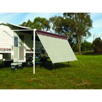 Camec Poptop Caravan Privacy Screen End Wall 2100 X1800 Sun Shade Rollout Awning