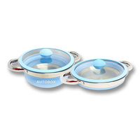 Collapsible Small Pot 1.5 Litre for Caravan Motorhome Camper Camping Boat Home