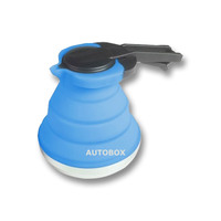 Silicone Collapsible Kettle 1.2 Litre Caravan Motorhome Camper Boat Jug on Stove