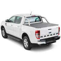 Tuff Tonneau Cover No Drill Clip On Ute Fits Ford PX Ranger Dual Cab November 2011- June 2022 w/ Sports Bars