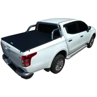 Tuff Tonneau Cover Drill Clip On Ute Fits Mitsubishi Triton MQ/MR Dual Cab July 2015-Feb 2024 w/ Sports Bars