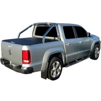 Tuff Tonneau Cover Drill Clip On Ute Fits Volkswagen Amarok Dual Cab 2011 to April 2023 with Sports Bars