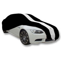 Black Show Car Cover Soft Plush Fabric fits 4.9m Large Mercedes Jaguar Nissan