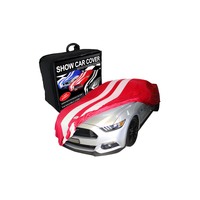 Red Twin Strip GT Gran Turismo Indoor Show Car Cover fits Holden HQ HZ