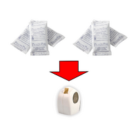 Camco Fridge Airator Replacement Charcoal Packs 6 Filter Elements  (=2 pks)