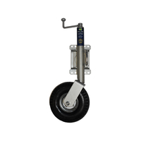 Coast 10" Jockey Pneumatic Wheel and Swivel Clamp Caravan Trailer Camper 340kg