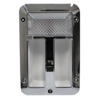 Coast Caravan LED Chrome Courtesy Entry Light On/Off/Blue Motorhome Camper Jayco