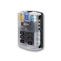 CARAVAN 6 WAY 30 AMP FUSE BLOCK TERMINAL HOLDER 12V 4WD CAMPER MOTORHOME BOAT