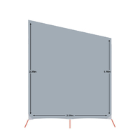 CARAVAN END WALL PRIVACY SCREEN Suits FIAMMA ROLL OUT AWNING 4Yr WTY