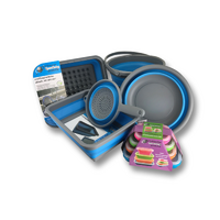 New Food Grade Collapsible Silicone Caravan Camping Kitchen Container Set Bucket