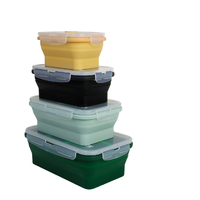 Collapsible Rectangular Set of 4 Container Caravan Camping