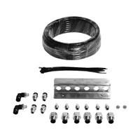 SAAS Autoline 4WD DIFF BREATHER KIT 6 Port Suits Nissan NAVARA D40 2006-2015