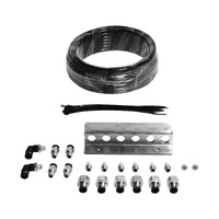 SAAS Autoline 4WD DIFF BREATHER KIT 6 Port for TOYOTA HILUX 1997-2015 All Models