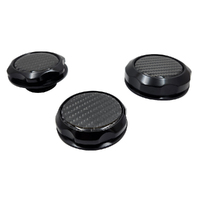 Autotecnica Shadow Series Billet Caps suits BA/F/G 6CYL Set with Carbon Inserts