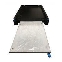 Large Fridge Slide with Slide Out Table & Cutting Board 4WD Caravan 125Kg