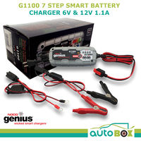 Noco Genius 7 Step Smart Battery Charger 6v & 12v 1.1A Motorbike Jetski ATV