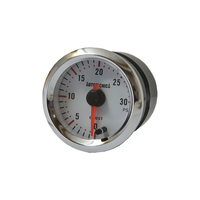 Autotecnica 0-30 PSI Diesel Turbo Boost Gauge Electronic Analog 52mm White Face