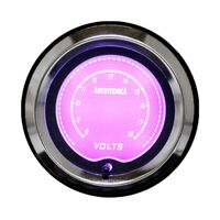 VOLTS 52mm Electronic LCD Digital Gauge by Autotecnica Turbo 7 Colour Display