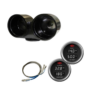 Dual Gauge Billet Aluminium Holder Cup for TOYOTA HILUX KUN 2005-2015 Boost Exhaust Oil Water