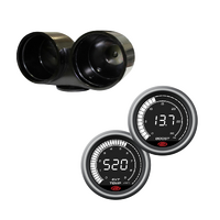 Pillar Pod w/ Digital Diesel Boost & Ext Temp Gauge for Toyota Hilux 2005-2015