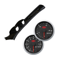 Pillar Pod w/ Boost & Ex Temp Gauge for Toyota Landcruiser 100 Ser 1998-2007