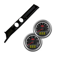 Pillar Pod w/ 2in1 Gauges for Landcruiser 76-79 Ext Temp Volts Boost Oil Press