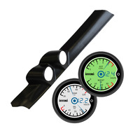 Pillar Pod w/ Autotecnica 3 in 1 LCD Gauge Suits Nissan GQ Patrol Y60 1987-1997