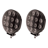 LED CREE 60W Driving Lights Pair 4wd 7in Black 5400LM 9-36v 178mm Ignite 6500k