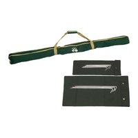 Heavy Duty Large Tent Pole Bag and Large Tent Peg Back - 160cm x 10cm x 10cm