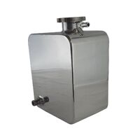 Monza Polished Alloy Radiator Overflow Tank Ford XA XB XR XT XW XY GT
