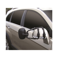 Towing Mirrors Pair 2 Universal Ratchet Adjustable Multi Fit Trailer Caravan 4WD