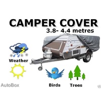 CAMPER TRAILER COVER 3.8 - 4.4M (12.5 - 14.5 feet) WEATHERPROOF CARAVAN JAYCO